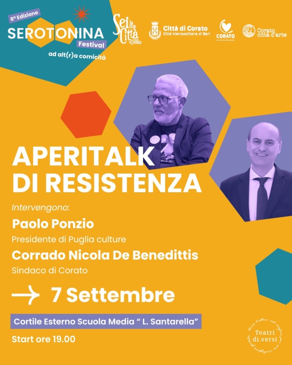 APERITALK | Il ruolo del teatro civile e la resistenza antifascista in Puglia